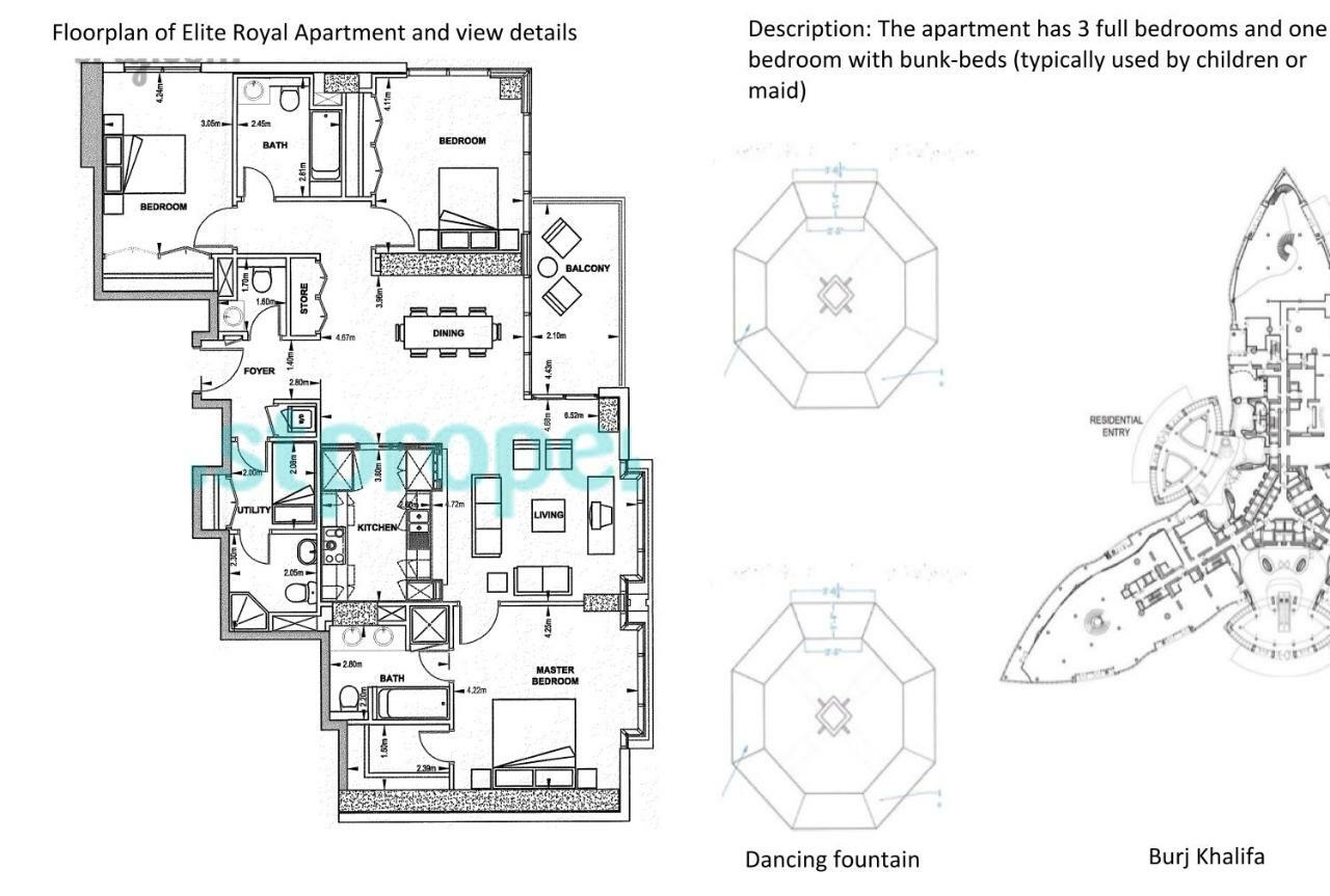 Elite Royal Apartment - Burj Residences T5 | Diamond ดูไบ ภายนอก รูปภาพ